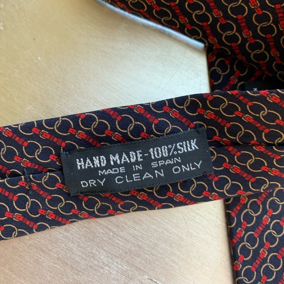 CELINE PARIS tie handmade 100% silk - Picture 6 of 8